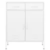  fehér acél tárolószekrény 80 x 35 x 101,5 cm