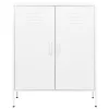  fehér acél tárolószekrény 80 x 35 x 101,5 cm