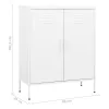  fehér acél tárolószekrény 80 x 35 x 101,5 cm