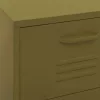  olívazöld acél tárolószekrény 42,5 x 35 x 101,5 cm