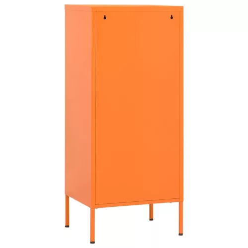  narancssárga acél tárolószekrény 42,5x35x101,5 cm 