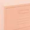  rózsaszín acél tárolószekrény 42,5 x 35 x 101,5 cm 