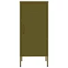 olívazöld acél tárolószekrény 42,5 x 35 x 101,5 cm