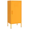  mustársárga acél tárolószekrény 42,5 x 35 x 101,5 cm