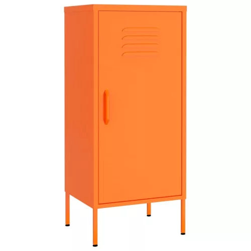  narancssárga acél tárolószekrény 42,5 x 35 x 101,5 cm 