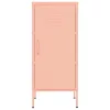  rózsaszín acél tárolószekrény 42,5 x 35 x 101,5 cm 