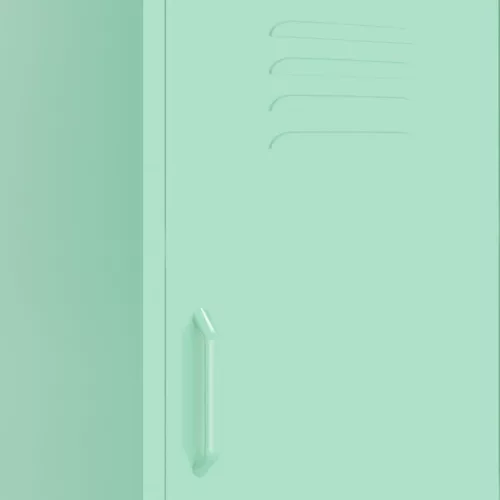  mentazöld acél tárolószekrény 42,5 x 35 x 101,5 cm 