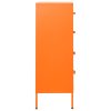  narancssárga acél fiókos szekrény 80 x 35 x 101,5 cm