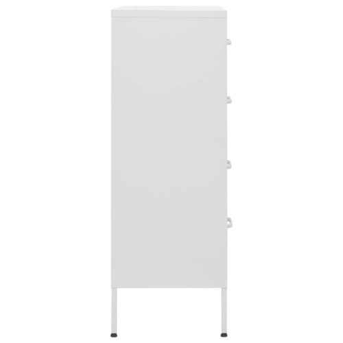  fehér acél fiókos szekrény 80 x 35 x 101,5 cm