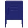  tengerészkék acél éjjeliszekrény 35 x 35 x 51 cm 