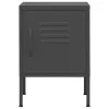  antracitszürke acél éjjeliszekrény 35 x 35 x 51 cm