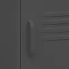  antracitszürke acél éjjeliszekrény 35 x 35 x 51 cm