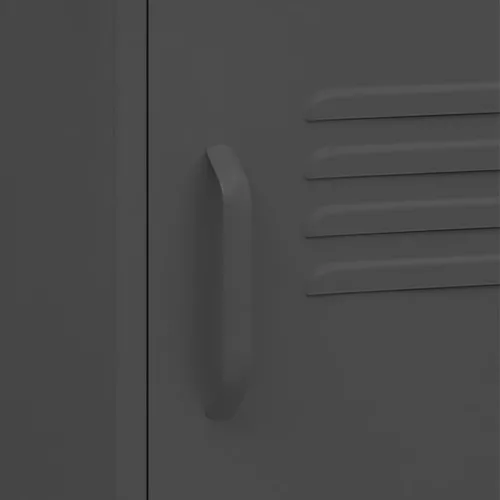  antracitszürke acél éjjeliszekrény 35 x 35 x 51 cm