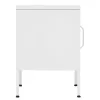  fehér acél éjjeliszekrény 35 x 35 x 51 cm