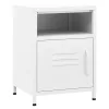  fehér acél éjjeliszekrény 35 x 35 x 51 cm