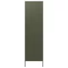  olívazöld acél ruhásszekrény 90 x 50 x 180 cm 