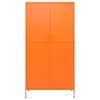  narancssárga acél Ruhásszekrény 90 x 50 x 180 cm
