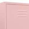  rózsaszín acél ruhásszekrény 90 x 50 x 180 cm