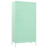  mentazöld acél ruhásszekrény 90 x 50 x 180 cm