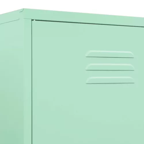  mentazöld acél ruhásszekrény 90 x 50 x 180 cm