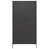  antracitszürke acél ruhásszekrény 90 x 50 x 180 cm