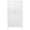  fehér acél ruhásszekrény 90 x 50 x 180 cm