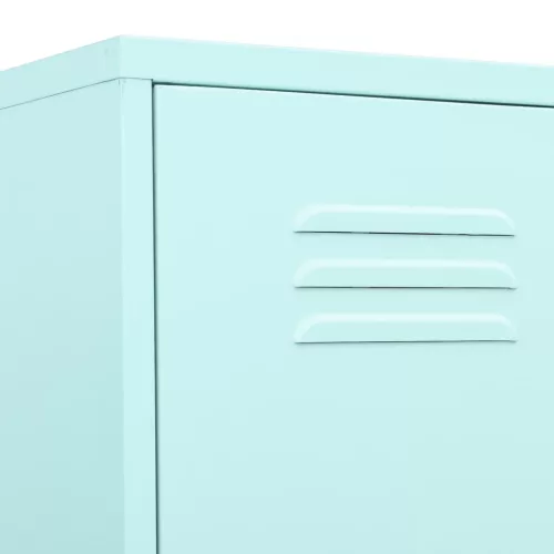  mentazöld acél zárható szekrény 35 x 46 x 180 cm