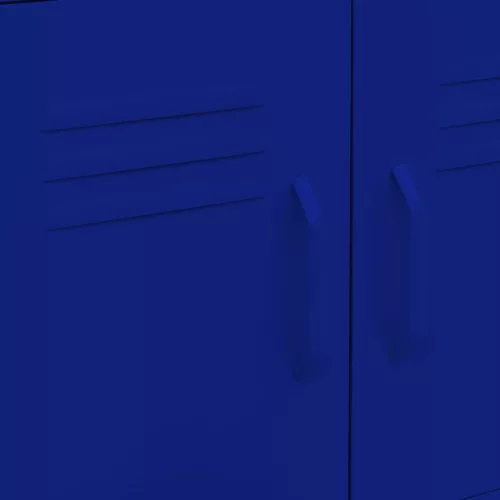  tengerészkék acél tárolószekrény 60 x 35 x 56 cm