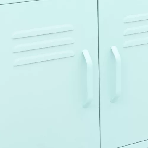  mentazöld acél tárolószekrény 60 x 35 x 56 cm