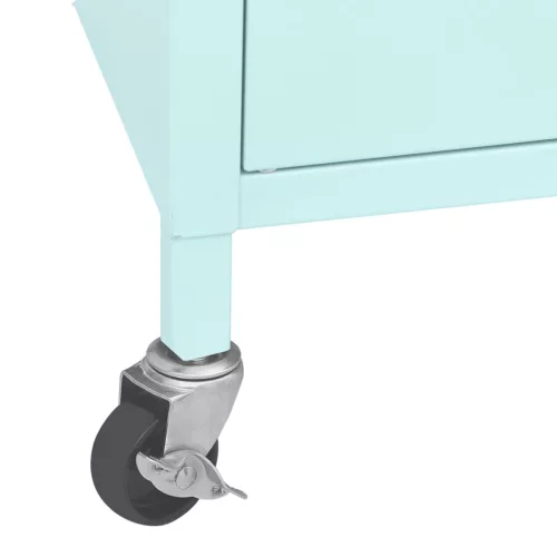  mentazöld acél tárolószekrény 60 x 35 x 56 cm