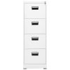  fehér acél irattartó szekrény 46 x 62 x 133 cm