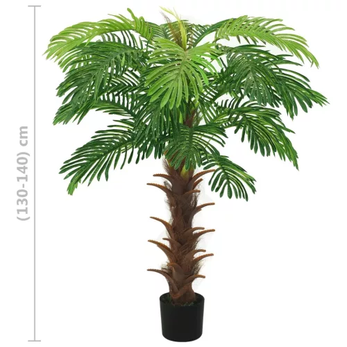  zöld cserepes műcikászpálma 140 cm