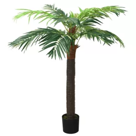  zöld cserepes műdatolyapálma 190 cm