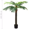  zöld cserepes műdatolyapálma 190 cm