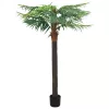  zöld cserepes műdatolyapálma 215 cm