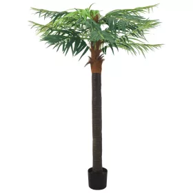  zöld cserepes műdatolyapálma 215 cm