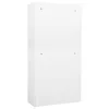  fehér acél irodai szekrény 90 x 40 x 180 cm