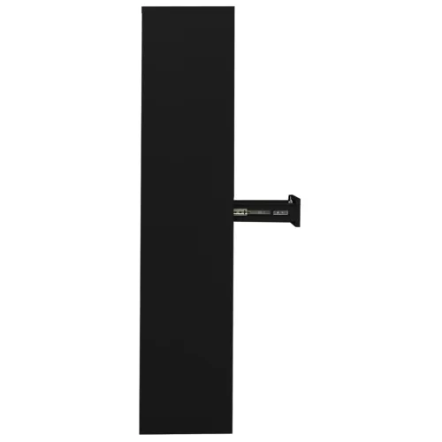  fekete acél irodai szekrény 90 x 40 x 180 cm