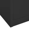  antracitszürke acél irodai szekrény 90 x 40 x 180 cm
