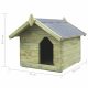 VID impregnált fenyő kerti kutyaház felnyitható tetővel 336424