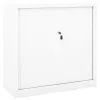  fehér acél tolóajtós szekrény 90 x 40 x 90 cm