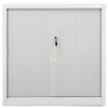  szürke acél tolóajtós szekrény 90 x 40 x 90 cm