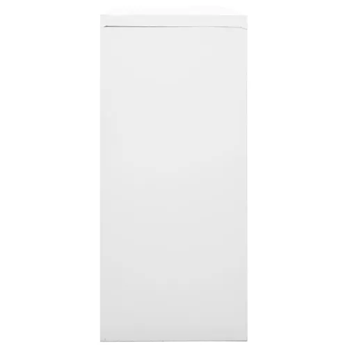  szürke acél tolóajtós szekrény 90 x 40 x 90 cm