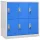  világosszürke-kék acél zárható szekrény 90 x 45 x 92,5 cm