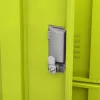  világosszürke és zöld acél zárható szekrény 90 x 45 x 92,5 cm
