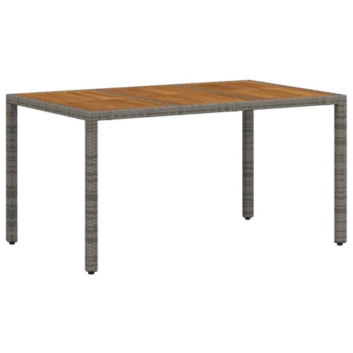  Kert étkező szett 7 pcs Szürke polirattan