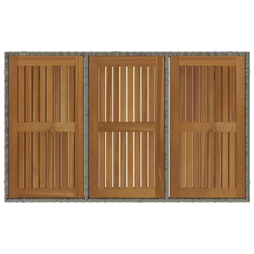  Kert étkező szett 5 pcs Szürke és Barna polirattan
