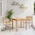  3 részes kerti étkezőszett Szürke Polyrattan Akác