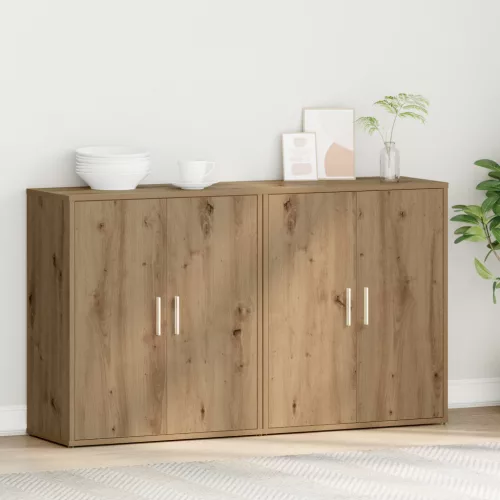  Magasfiú polcokkal tárolóval ajtóval 2 pcs kézműves tölgy 60 x 31 x 70 cm Faanyag