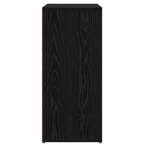  Magasfiú polcokkal tárolóval ajtóval 2 pcs Musta tammi 60 x 31 x 70 cm Faanyag